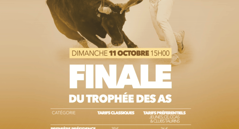 Affiche finale du trophée des as