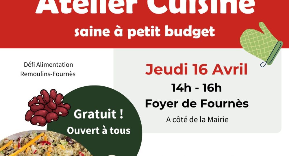 Atelier cuisine - Défi alimentation