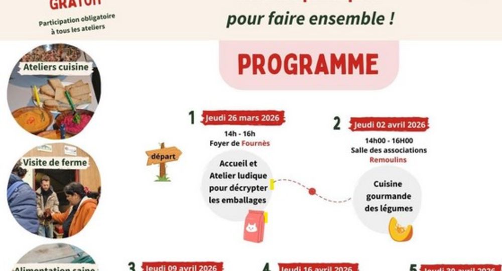 Atelier cuisine - Défi alimentation