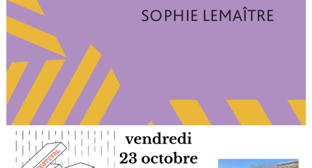 Festival «Ensemble en Librairie !» - Rencontre avec Sophie Lemaître_Roquemaure