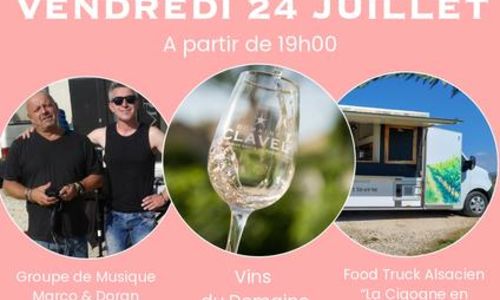 Soir&eacute;e Bar &agrave; Vins au domaine Clavel
