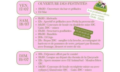 F&ecirc;te votive d'Est&eacute;zargues