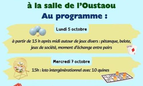 Semaine bleue - Pouzilhac