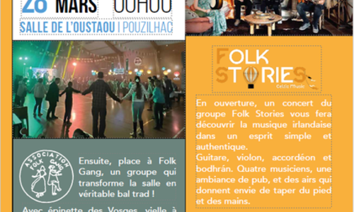 Concert et bal trad St Patrick