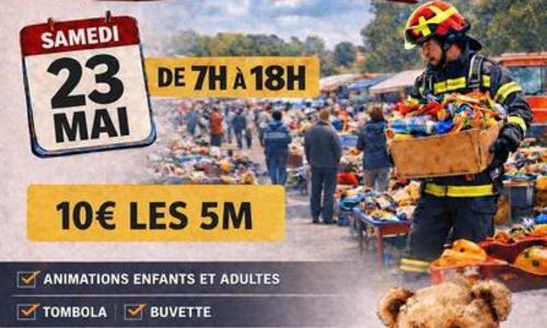 Vide grenier des pompiers de Barjac
