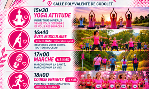 Octobre rose &agrave; Codolet