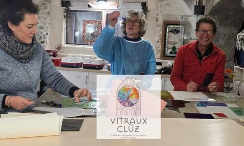 Stage : Vitraux Cluz - Nathalie Falaschi - stages vitraux