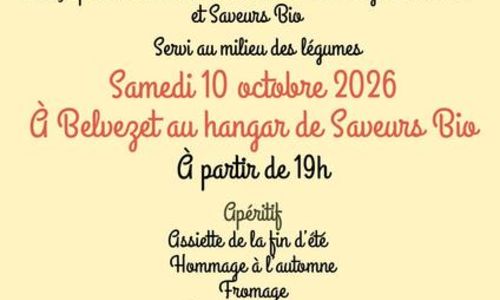 Diner musical &agrave; Belvezet OFF du festival Saveurs et Savoirs