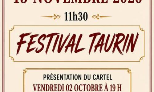 Festival taurin piqu&eacute;