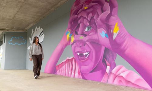 Street Art - Fresques : Ecole Pompidou Pic d'Etienne
