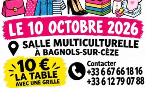 Vide dressing du comit&eacute; des f&ecirc;tes de Bagnols sur C&egrave;ze