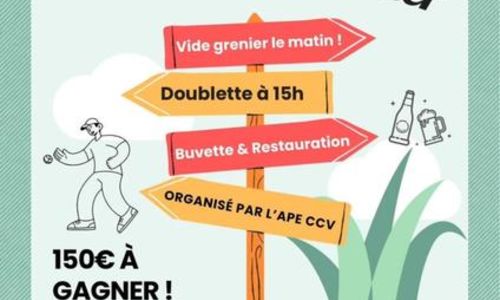 Concours de p&eacute;tanque & Vide grenier