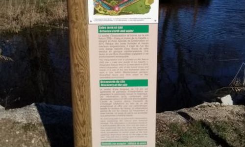 Sentier d'interpretation de l'&eacute;tang de la Capelle Masmol&egrave;ne