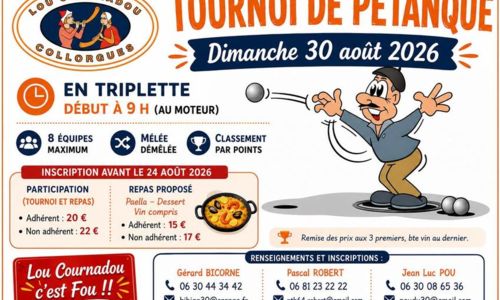 Tournoi de p&eacute;tanque