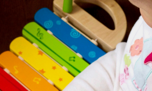 Atelier musique avec b&eacute;b&eacute;