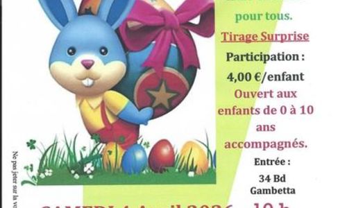 Chasse aux oeufs de P&acirc;ques
