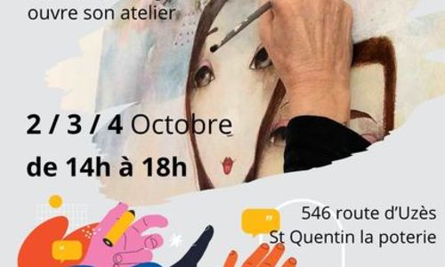 Journées Nationales des Artistes - Armandine JS ouvre son atelier