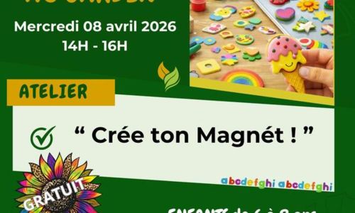 Les Mercredis du P&ocirc;le " Cr&eacute;e ton Magn&eacute;t ! "