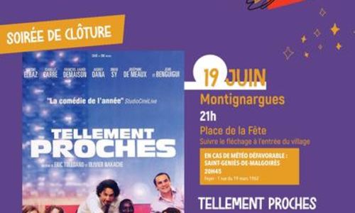 Vendredis de l'Agglo - Soir&eacute;e de cl&ocirc;ture + Cin&eacute;ma "Tellement proches"