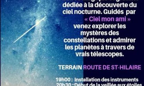 Soir&eacute;e astronomie