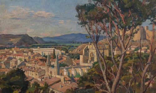 Exposition &laquo;Villeneuve lez Avignon. Vues et monuments embl&eacute;matiques&raquo;
