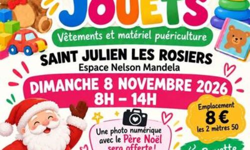 Bourse aux jouets, v&ecirc;tements, mat&eacute;riel de pu&eacute;riculture