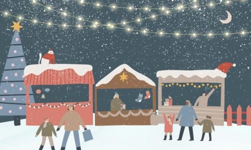 March&eacute; de No&euml;l &agrave; Meynes