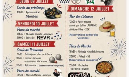 Th&eacute;ziers en f&ecirc;te