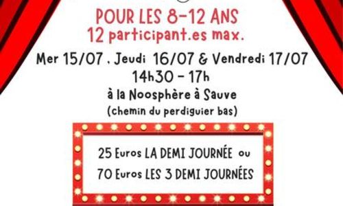 Stage d'improvisation th&eacute;&acirc;trale - 8/12 ans