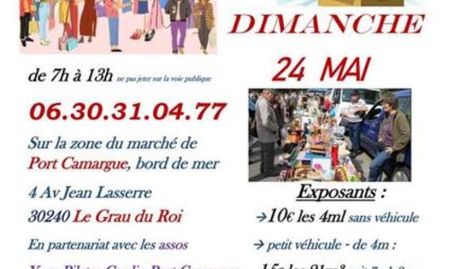 Vide grenier par les associations locales