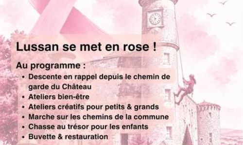 Lussan se met en rose &ndash; Octobre Rose