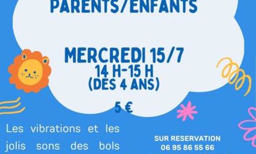 Relaxation sonore aux bols tib&eacute;tains - parents enfants