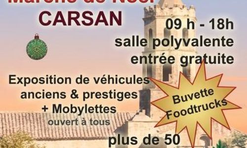 March&eacute; de No&euml;l artisanal &agrave; Carsan