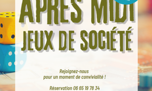 Apr&egrave;s-midi Jeux de soci&eacute;t&eacute;