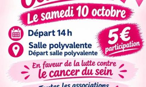 Octobre rose - Marche solidaire &agrave; Comps