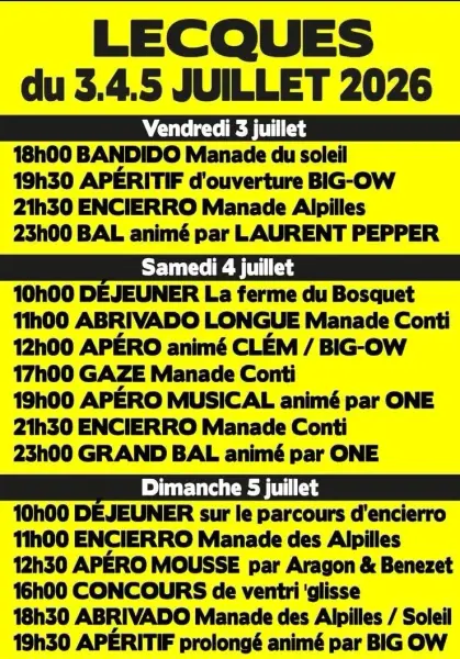 F&ecirc;te votive de Lecques