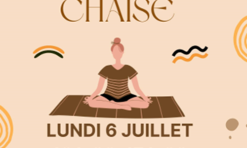 Atelier Yoga sur chaise