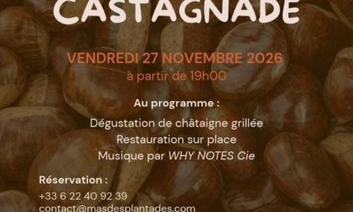 Soir&eacute;e Castagnade au Mas des Plantades