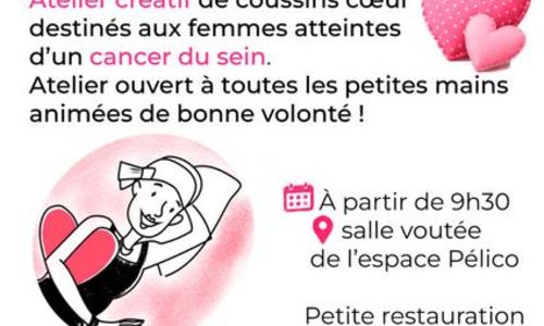 Atelier cr&eacute;atif - Octobre Rose