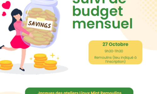 Atelier informatique - Suivi de budget mensuel