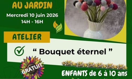 Les Mercredis du P&ocirc;le - Atelier "Bouquet &eacute;ternel"