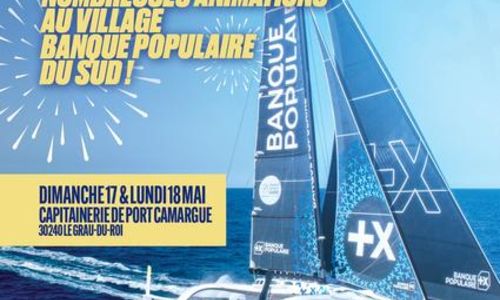 Venue exceptionnelle du maxi trimaran Banque Populaire XI