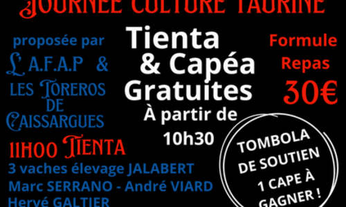 Journ&eacute;e cultures taurines
