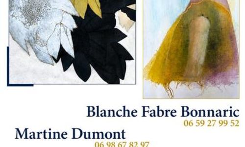 Exposition de Blanche Fabre et Martine Dumont