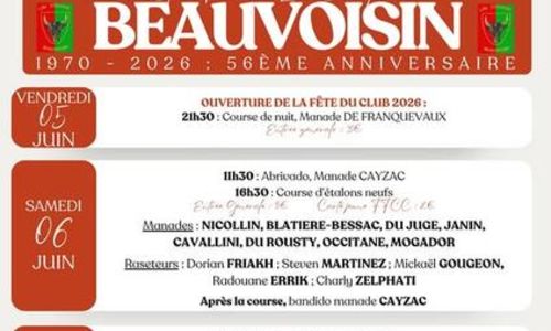 F&ecirc;te du Club Taurin Lou Cosaque