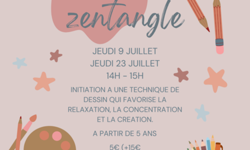 Atelier dessin Zentangle parents-enfants