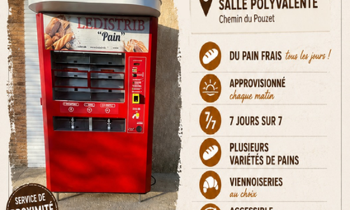 Distributeur de pain et viennoiseries