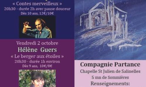 Festival de Salinelles, Contes, musique et po&eacute;sie