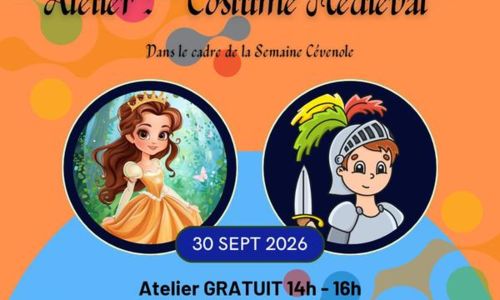 Les Mercredis du P&ocirc;le - Atelier "Costume M&eacute;di&eacute;val"