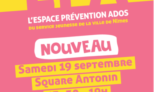 La feria de l'espace pr&eacute;vention ado
